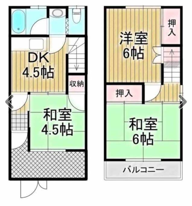 Osaka Misaki Traditional Japanese House 2-6 Ppl Near Station מראה חיצוני תמונה